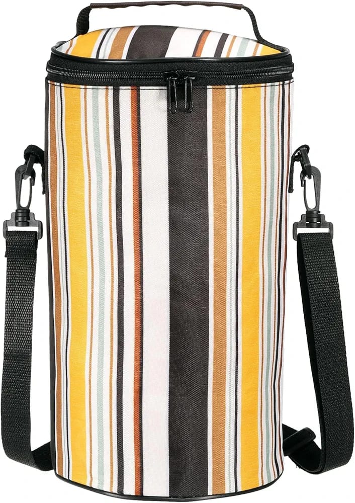 Striped Zipper Lunch Box Insulation Bag, Ice Bunny Round Lunch Box, portable New Lunch Box Striped Zipper Lunch Box Insulation Bag, Ice Bunny Round Lunch Box, portable New Lunch Box